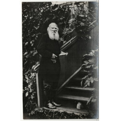1978 Leo Tolstoy Russian Writer Author Real Photo RPPC Russian postcard