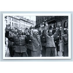 CAPTIVE FASCISTS in BERLIN WWII Soviet Victory Real Photo New Unposted Postcard