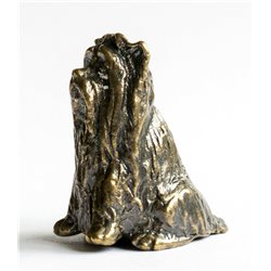 Thimble LAP DOG Shih Tzu Solid Brass Metal Russian Souvenir Collectible