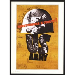 VIETNAM WAR "Perpetrators US Army" Real photo USSR Propaganda Poster