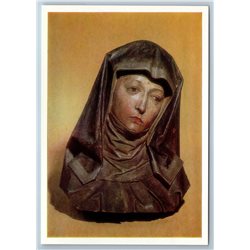 1985 SCULPTURE Relief Madonna God Holy Saint Vintage Lot 16 Postcards in Folder