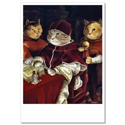 Victorian CAT Bishop and servants BOOK by Susan Herbert NEW Modern Postcard