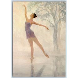 Pretty GIRL Ballerina In Harmony Ballet Dance NEW Russia Postcard
