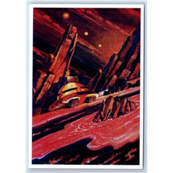CROS-COUNTRY VEHICLE LAVA Soviet Cosmos Space New Postcard