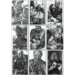 WWII "Autographs of War" Military Soldiers Limited Edition Set of 15 Postcards