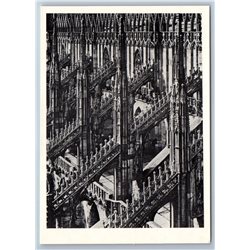 1973 GOTHIC ARCHITECTURE OF EUROPE Notre-Dame de Paris SET 16 Russian postcard