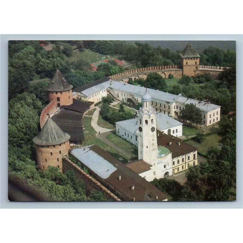 Novgorod Russia Kremlin View Architecture Memorial History Old Vintage Postcard