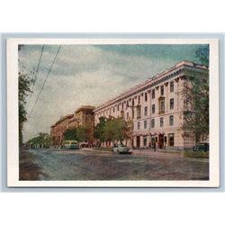 1957 Kishinev Moldova Lenin Avenue Resident Building Highway Vintage Postcard
