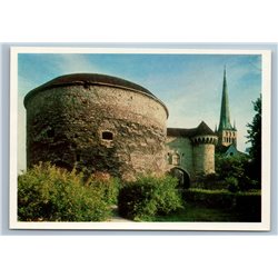 Tallin Estonia Great Sea Gates Fat Margaret Tower Ancient Old Vintage Postcard