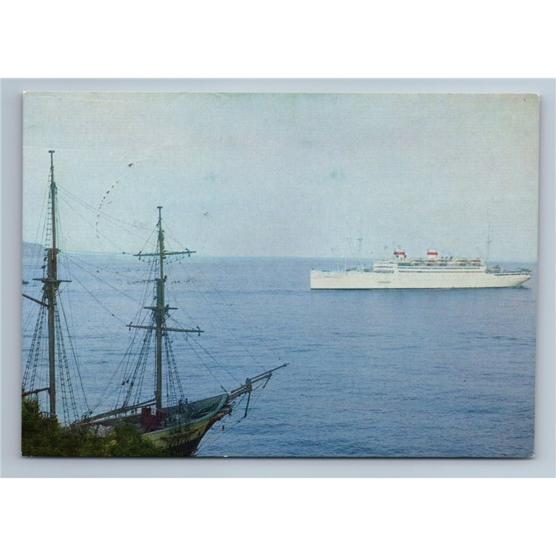 1975 ARMOURED CRUISER Admiral Nakhimov Russo-Japanese War Soviet USSR Postcard