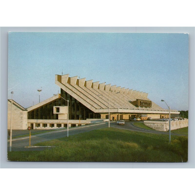 TALINN AIRPORT ESTONIA AEROFLOT Aircraft Airplane AIR Soviet USSR Postcard