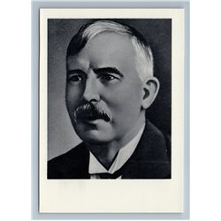 1972 ERNEST RUTHERFORD father of nuclear physics Real Photo Soviet USSR Postcard