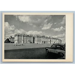 Leningrad Russia PALACE SQUARE Winter Palace Overview Building Vintage Postcard