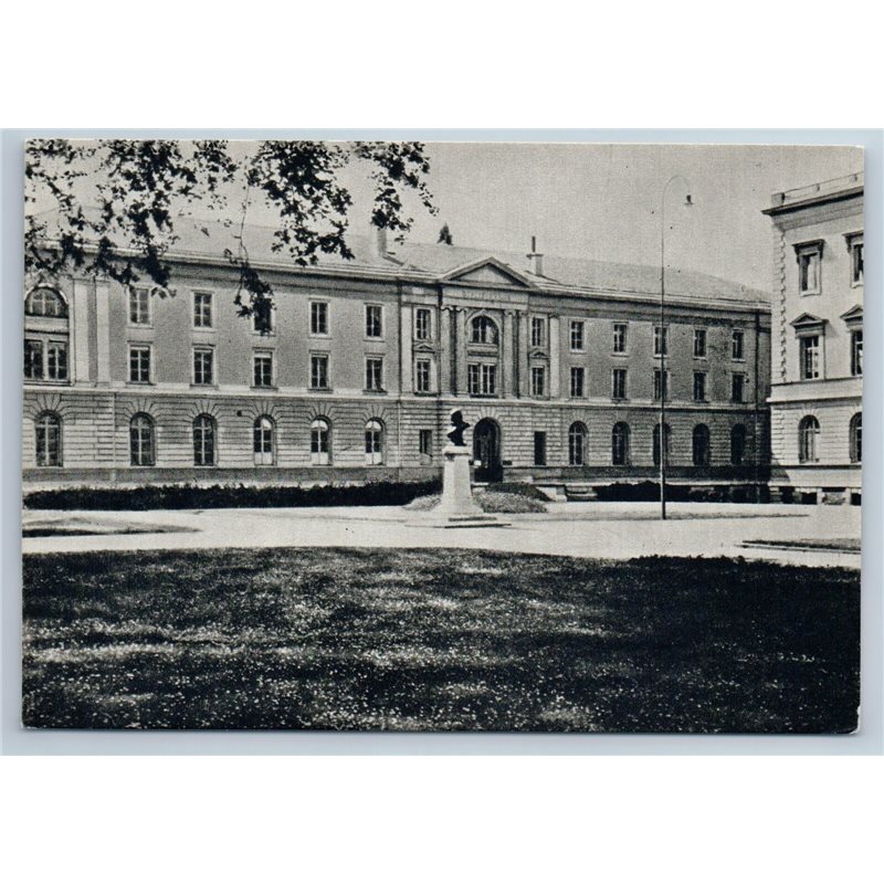 1970 Library of University of Geneva Real Photo Building Soviet USSR Postcard