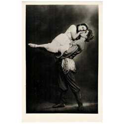 Dudinskaya & Makarov Kirov Ballet Russian Photo RPPC postcard ONLY 2000 copies!