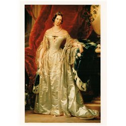 Portrait of Empress Alexandra Fyodorovna Russia Romanov Dinasty Royalty Postcard