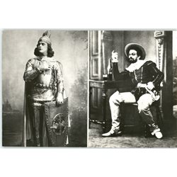 LEONID SOBINOV Imperial Russian OPERA tenor Photo RPPC RARE Set 12 Postcards