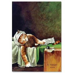 Victorian CAT Posthumous death letter by Susan Herbert NEW Modern Postcard