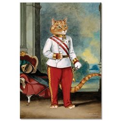Victorian CAT Cavalier Officer Uniform by Susan Herbert NEW Modern Postcard