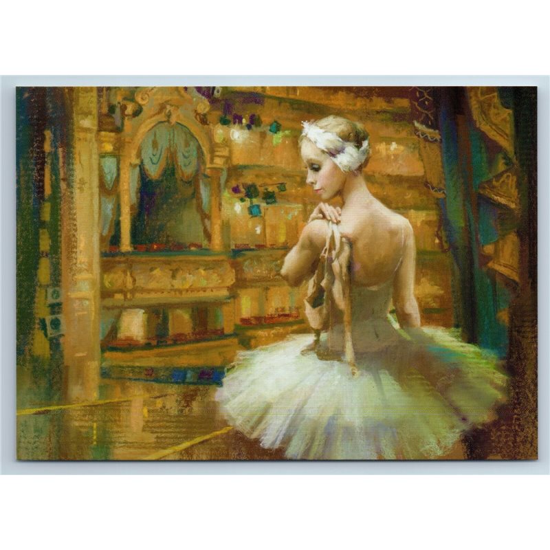 BALLERINA Mariinsky Thater Ballet by Vostrezova New Unposted Postcard