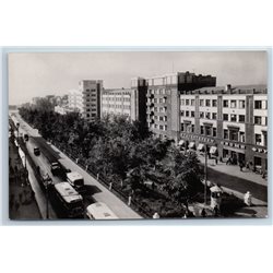1961 NOVOSIBIRSK Russia Red Avenue City Architecture RPPS USSR Postcard