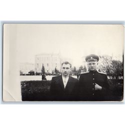 1950s HANDSOME MEN Military Officer Gay Int Russian Soviet photo
