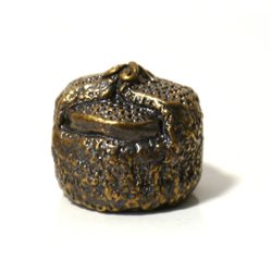 Thimble USHANKA Russian Fur Winter Cap Solid Brass Metal Russian Souvenir Collection