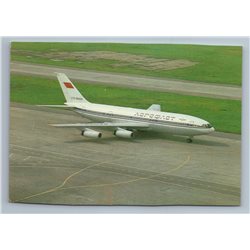 IL-86 AEROFLOT Air Liner Aircraft Airplane Craft Fly Soviet USSR Postcard