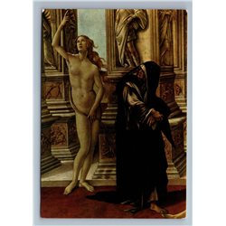Calumny of Apelles by Sandro Botticelli Detail Nova LVX Art Vintage Postcard
