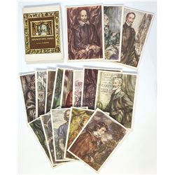 GREATEST DRAMATIST Playwrights of the world Shakespeare SET of 16 Russian postcards