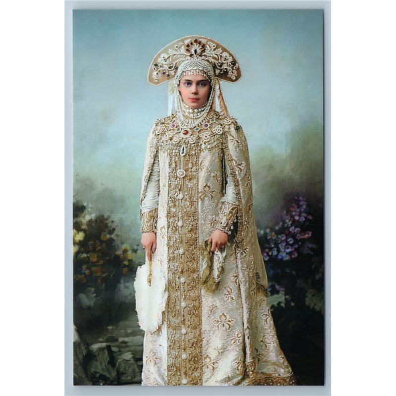 GRAND DUCHESS XENIA ROMANOVA Sister Emperor Nicholas II Romanov Royalty Postcard