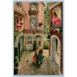 HOLLY POND HILL VALENTINE'S DAY Love Couple by SUSAN WHEELER New Postcard