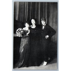 Sergei Yesenin Russian lyric poet &  Isadora Duncan Photo RPPC Set 12 Postcards