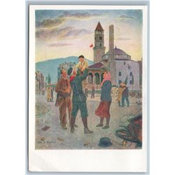 1959 ALBANIA Albanian Woman Patriotic Sculpture Ethnic RARE Set 12 Postcards