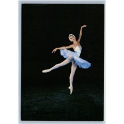 1996 ULYANA LOPATKINA Ballerina Ballet SWAN LAKE Real Photo Russian Postcard