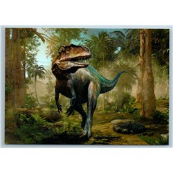 ACROCANTHOSAURUS DINOSAUR Prehistoric Animal DINO ERA Russian New Postcard