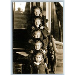 	Grand duchesses Olga, Tatyana, Marie, Anastasia Russian Romanov Royalty Postcard