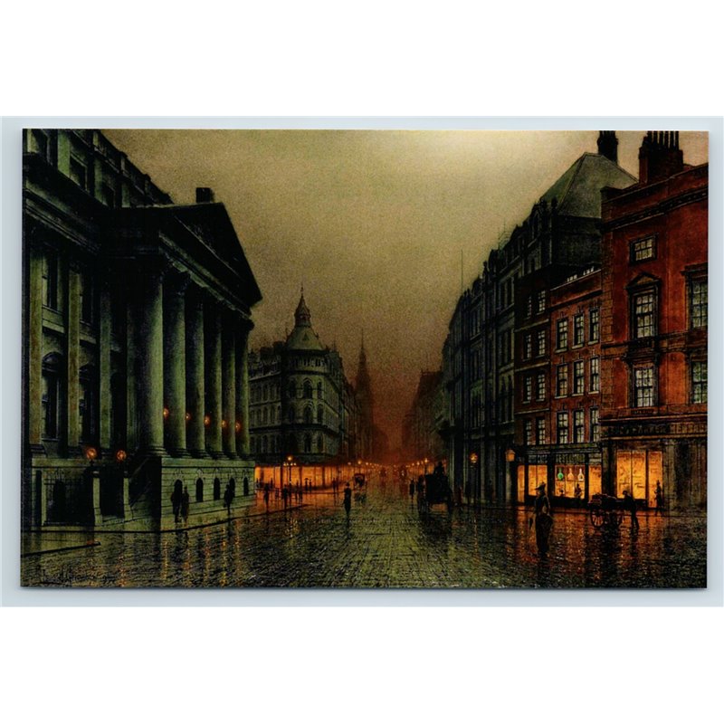 OLD CITY ENGLAND Carriage Mansion House London by Grimshaw Art New Postcard