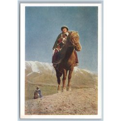 CHINA Herder from Tibet Asia Real Photo Russian Soviet RARE Postcard