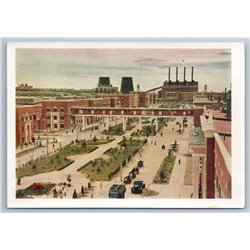 Automobile factory Changchun 長春 CHINA Real Photo USSR Soviet RARE Postcard