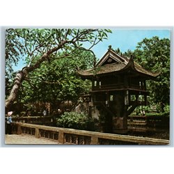 Vietnam Việt Nam HANOI One-Pillar Pagoda Photo Picture Postcard
