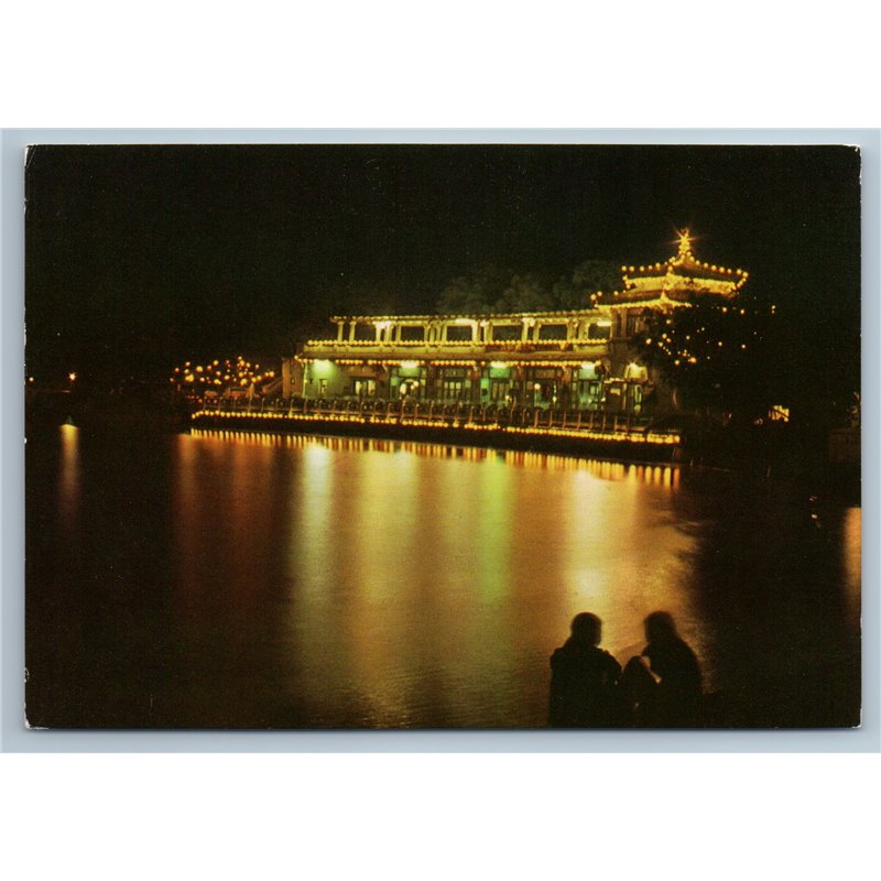 Vietnam Việt Nam HANOI Thủy Tạ the Refreshment Pier Photo Picture Postcard