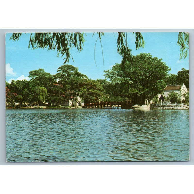 Vietnam Việt Nam HANOI Hoàn Kiếm Lake Restored Sword Lake Photo Picture Postcard