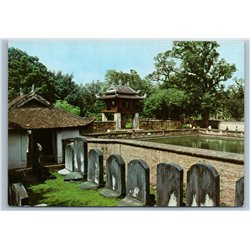 Vietnam Việt Nam HANOI Văn Miếu Temple of Literature Photo Picture Postcard