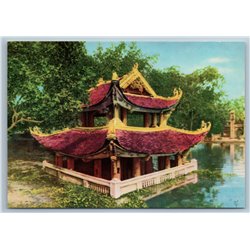 1961 Vietnam Việt Nam Temple Phu-dong (Bac-binh) Picture Postcard