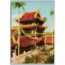 1961 Vietnam Việt Nam Belfry of Keo Pagoda (Thai-binh) Picture Postcard