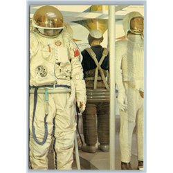 1982 SPACE-SUIT for walking out into outer space SALYUT-6 SOVIET Postcard